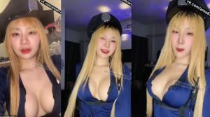 คลิปหลุด Mlive น้องแอร์เรียใส่คอสเพลย์แม่วัวโคนม เต้นยั่วเอวพริ้วเขี่ยหีครางเร้าใจ เอาใจคนดู